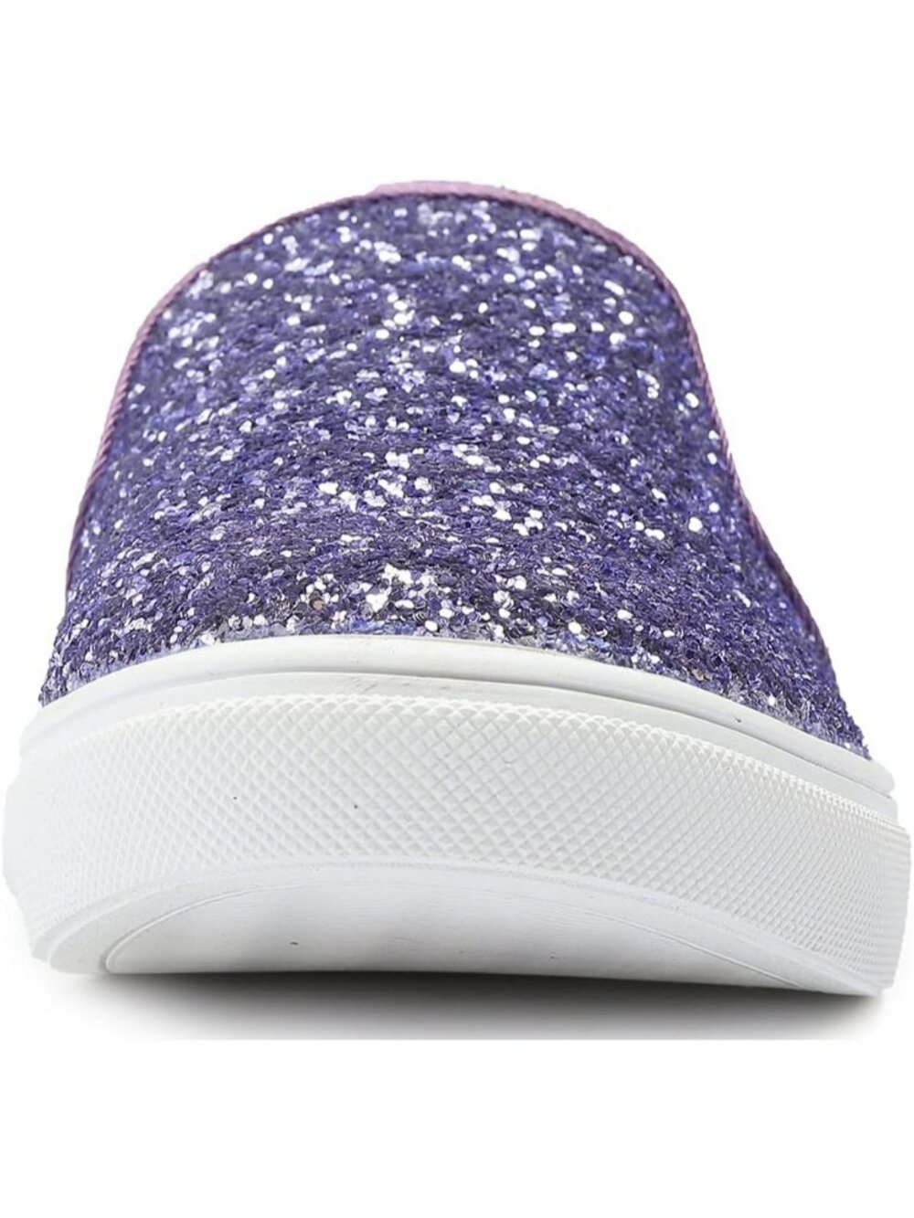 Women's Lavender Fashion Slip-on Casual Comfortable Round Toe Flat Loafers - Picture 3 of 6